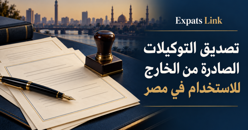 تصديق التوكيلات الخارجية للاستخدام في مصر
